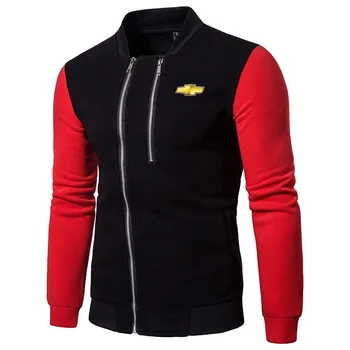 

Harajuku Style Jackets Mens Pilot Bomber Chevrolet Male Fashion Baseball Hip Hop Streetwear Coats Slim Fit Coat Brand Clothing