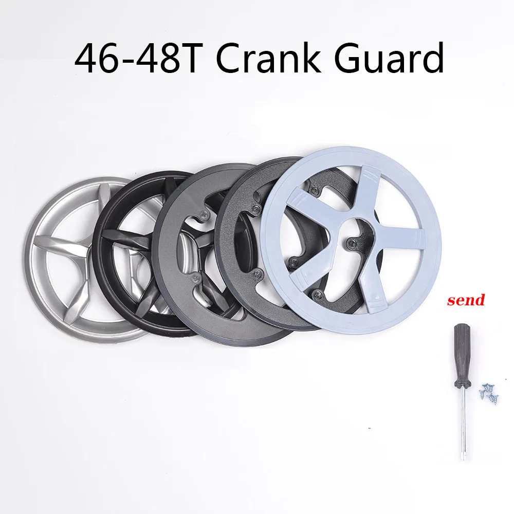 

46-48T Bicycle Chainring Wide Chain Ring Sprockets Cranksets Guard Protector Crank Chain Ring Protector MTB Cycling Wheel