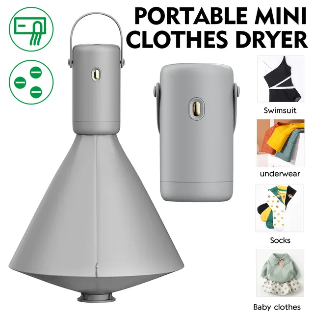 Portable Clothes Dryers Travel Dryer With 2 Working Modes Premium Travel  Accessories For Underwear Mini Dryer For Home Houehold - AliExpress