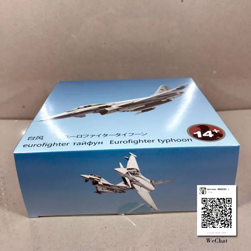 Америка 1: 100 Европейский истребитель Тайфун EF-2000 сплав модель военная модель самолет коллекция подарок
