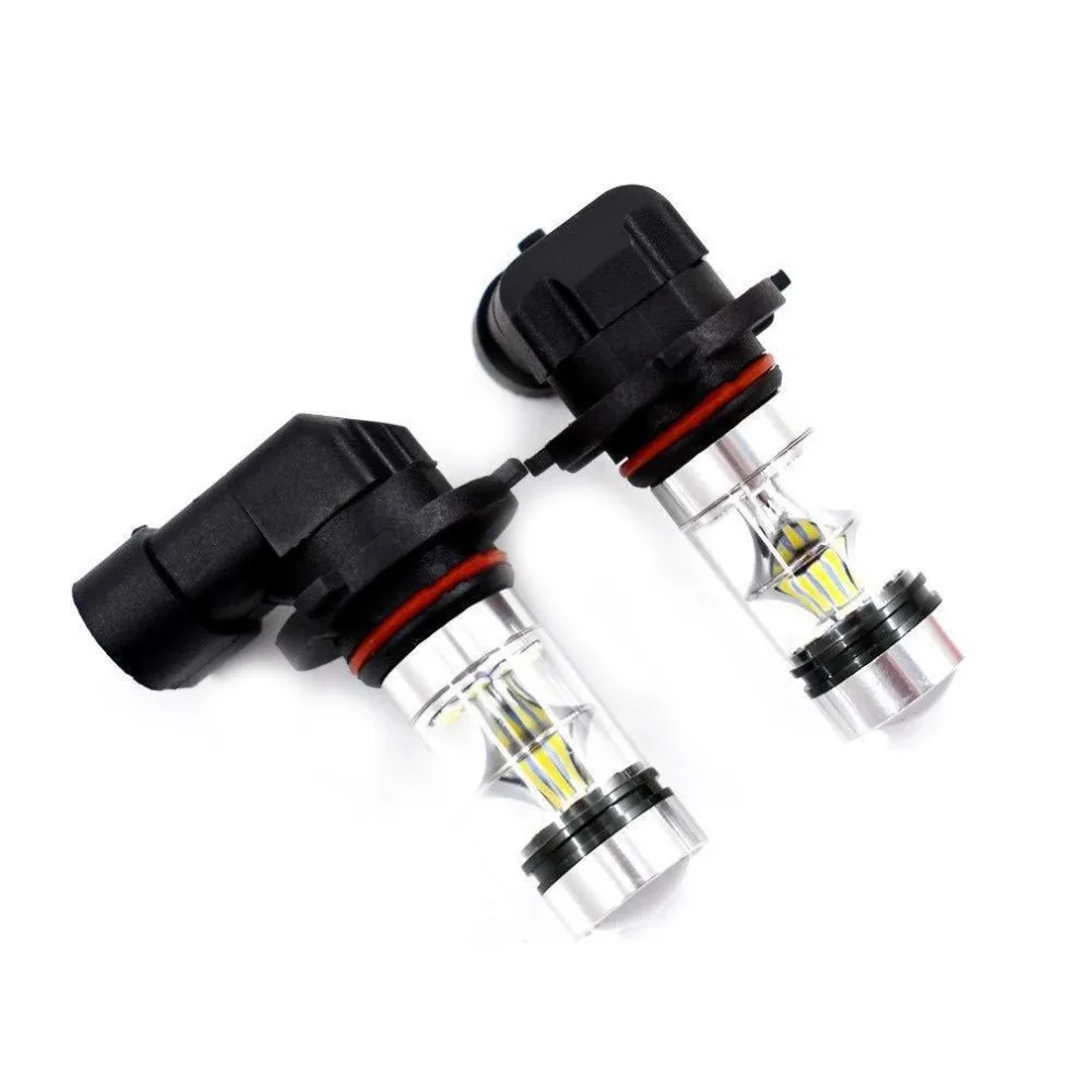 2x9005 H10 9145 100W 6000K белый светодиодный для фар комплект противотуманных фар DRL