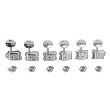 

6R Vintage Style Electric Guitar String Tuning Pegs Tuners Machine Heads for Stratocaster Strat for Telecaster