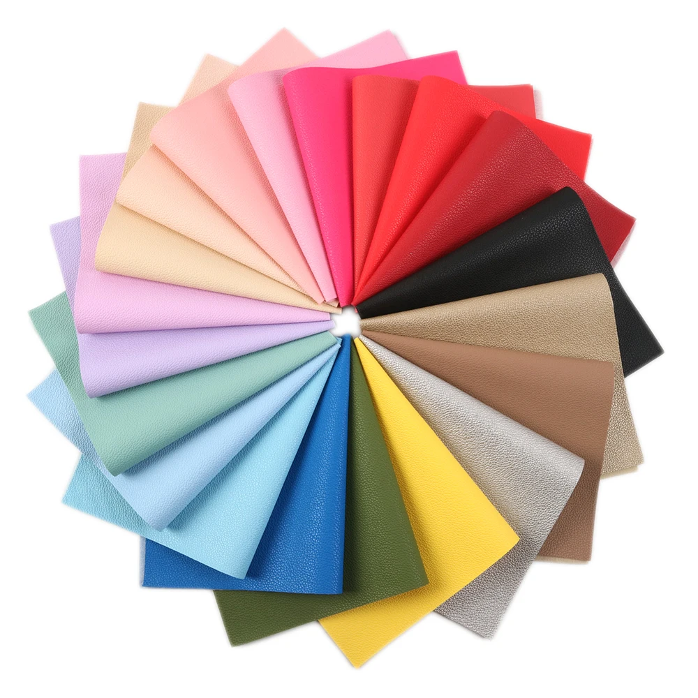 David accessories 50*140cm Plain Lychee Faux Synthetic Leather For Hair Bow Handbags Handmade Materials DIY 1Yc10504 | Дом и сад