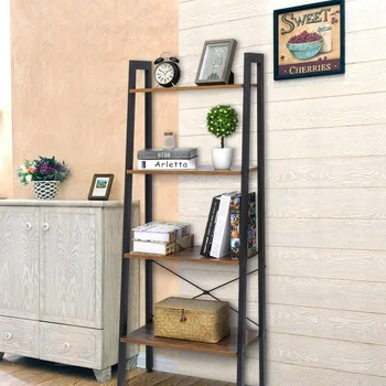 

Multi-layer bookshelf Floor-standing book Potted plant Storage Organizer bookcase Rack living room Shelf Home Furniture