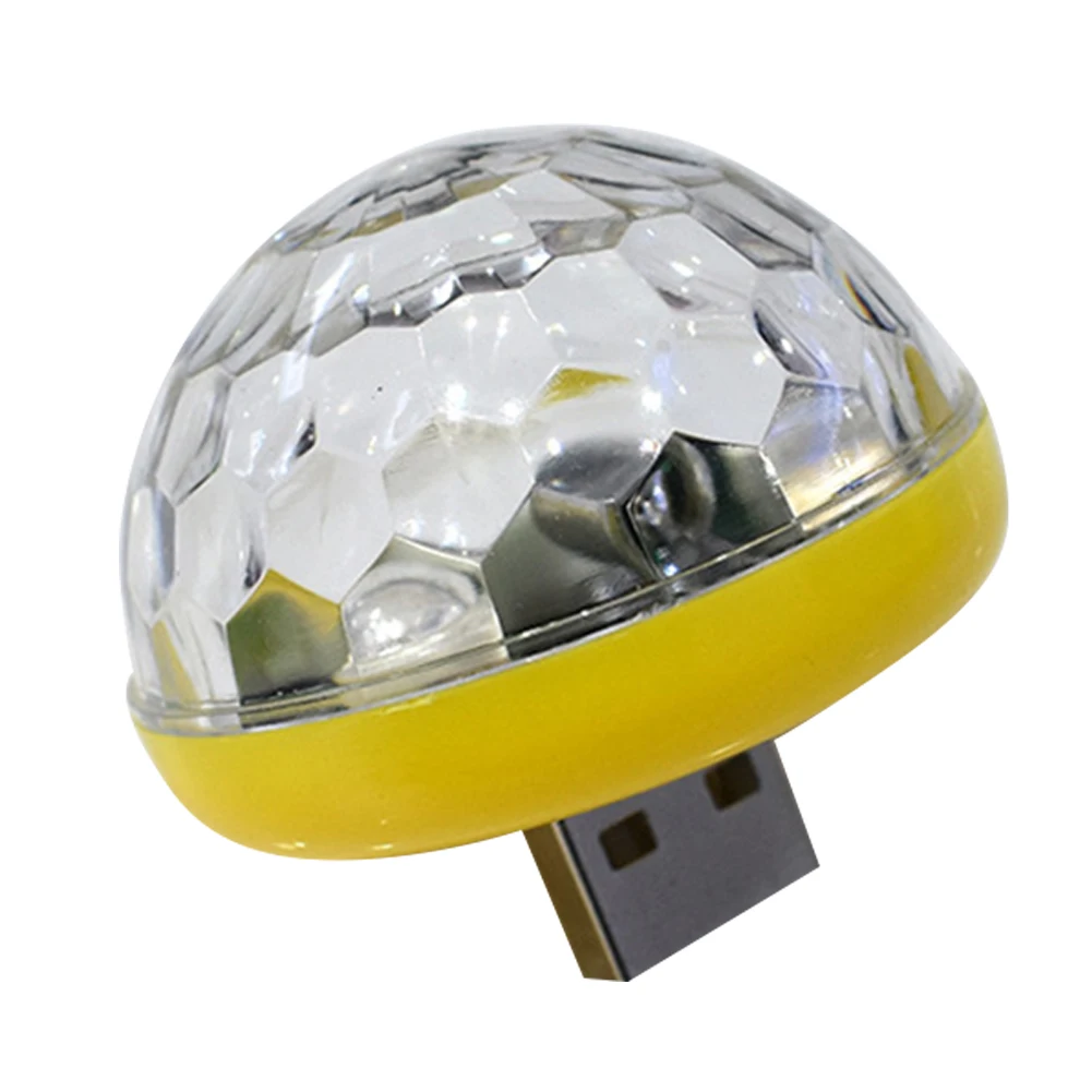 Мини 3 цвета USB Голосовое управление СВЕТОДИОДНЫЙ сценический Свет автомобиля для домашней вечеринки клуб диджей лампа аксессуары для автомобиля интерьер