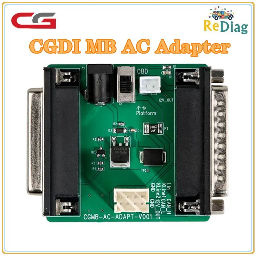 Адаптер переменного тока CGDI Prog MB для сбора данных Mercedes W164 W204 W221 W209 W246 W251