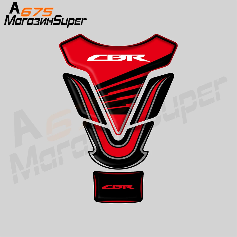 Мотоциклетная хромированная CBR HRC наклейка крышка топливного бака для Honda CBR600RR