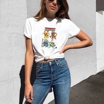 

Summer Pokemon Women T-shirt Harajuku Kawaii Clothes Plus Size Aesthetic T-shirt camisetas
