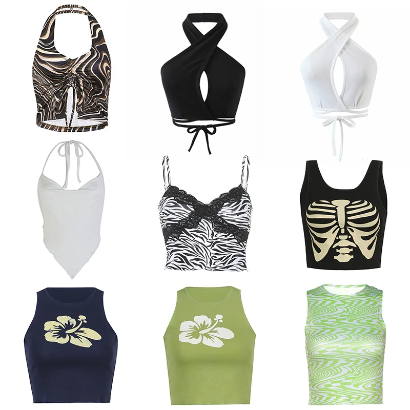 Za – Bustier Sexy pour bébé, vêtements à la mode pour Y2k, Corset, débardeur, haut court, accessoires cybergraphiques, chemisier, Body, été, 2021