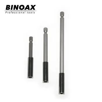 

BINOAX 60/100/150mm 3pcs Quick Release Magnetic Screwdriver Extension Bit Holder 1/4" Hex Shank Screwdriver Drill Bits #P00399#