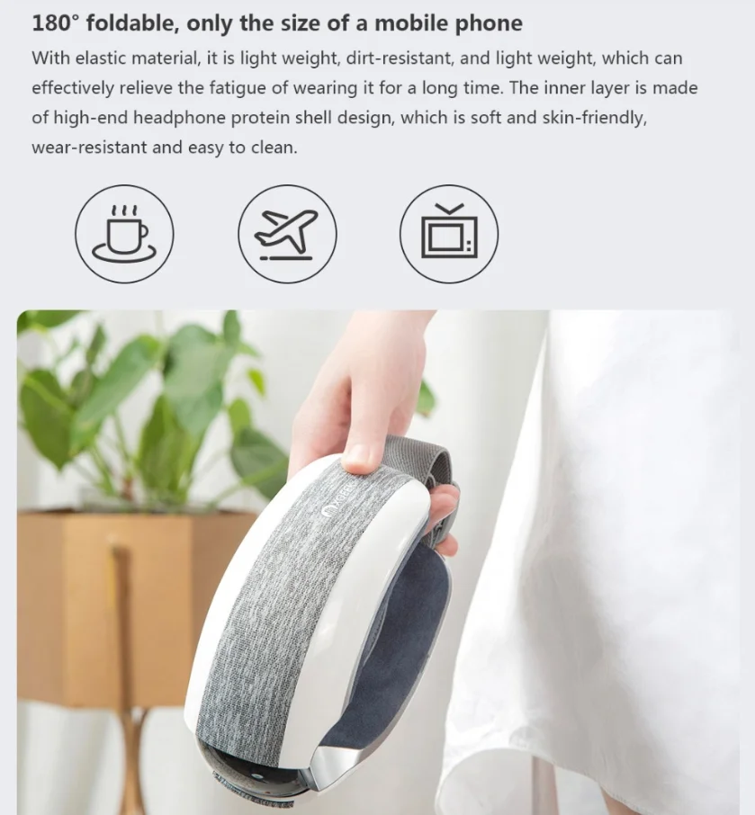 Xiaomi XGEEK E6 Smart Eye Massager Bluetooth Music