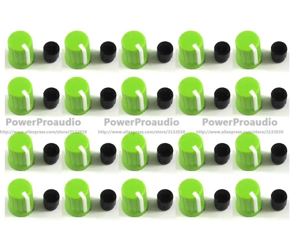 20pcs green knob white line OEM Rotary Control Knob For Pioneer XDJ RX R1 RZ AERO DJM T1 S9 DIY