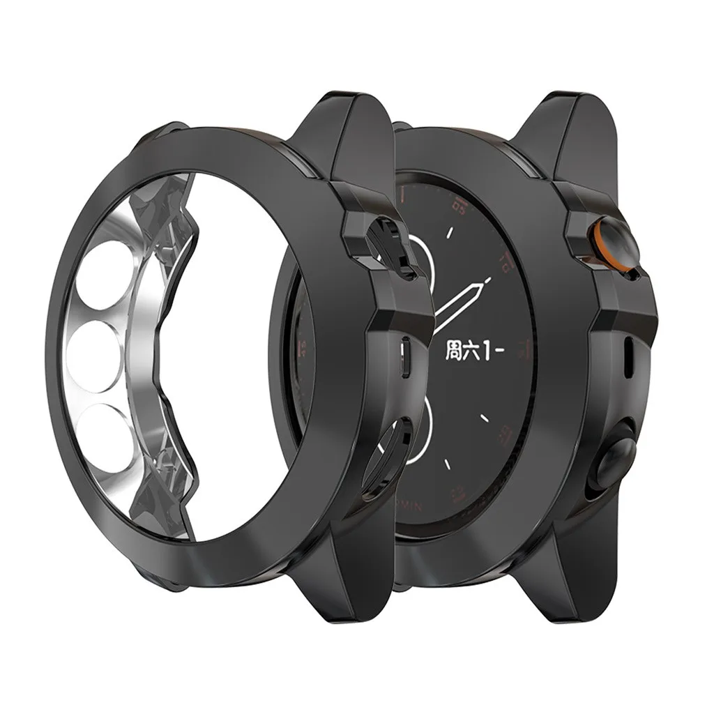 25# ультра-тонкий, из ТПУ, мягкий чехол для Garmin Fenix 5X гальванический прозрачный чехол Защитная крышка для Garmin Fenix 5 x Watch