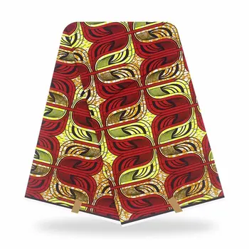 

Hot sale High Quality African prints fabric veritable Printed wax cloth real Nigerian 6 yards/pcs 100% cotton