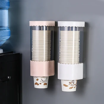 

Cup Dispenser Pull Type Paper Water Disposable Automatic Remover Cup Holder for Home Office Hospital 66CY