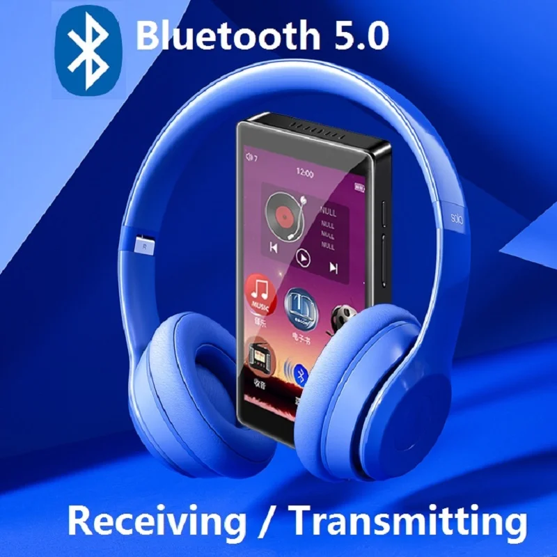 Ruidu H1 полный сенсорный экран 4,0 дюймов MP3-плеер Bluetooth музыкальный плеер Поддержка fm-радио запись электронная книга Видео встроенный динамик