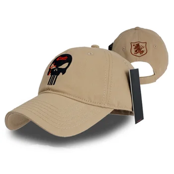 

high quality Punisher Skull Multicam Operator Cap Men cotton summer Fitted Tactical Cap Special Force Sniper SWAT Hat