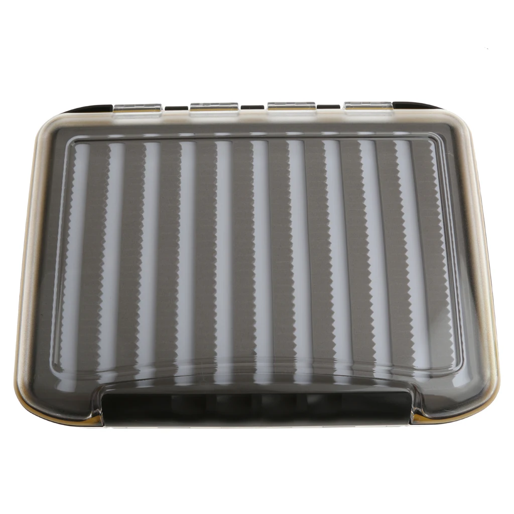 

Portable Large Capacity Waterproof Plastic Outdoor Fly Fishing Box Case Foam Insert Hold 508 flies Tackle Holder 29 x 21 x 4 cm
