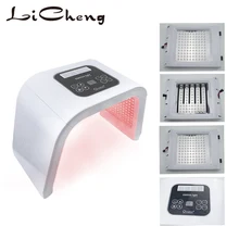 Licheng Skin Rejuvenation Photon Device Spa Acne Remover Anti-Wrinkle Red Blue Led Light Treatment Led Light Therapy LED Mask