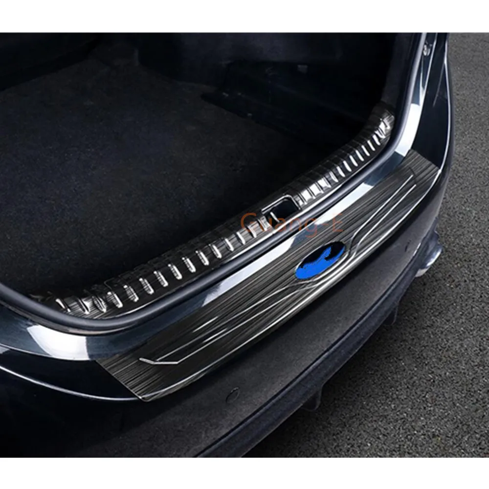 For Toyota Corolla Altis Car Styling Outside External Rear Back Bumper Trunk Trim Inner Internal Plate Pedal