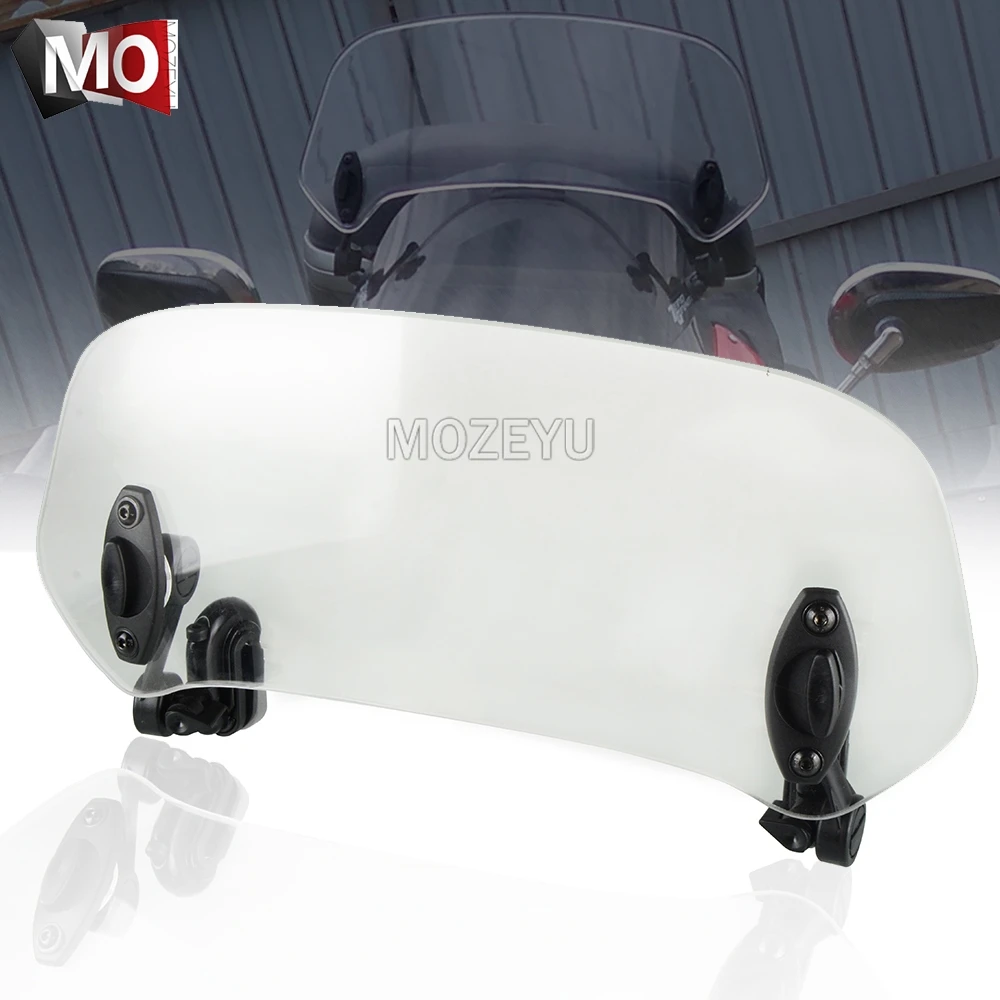 Мотоцикл лобовое стекло расширение спойлер ветровое дефлектор воздуха для Kawasaki