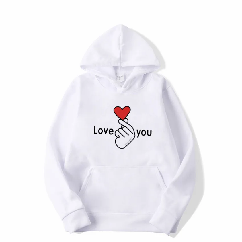 Розовые милые Парные толстовки, худи с капюшоном и рисунком глаз Love You, толстовки с принтом в стиле хип-хоп, мужские толстовки, пуловеры, пальто