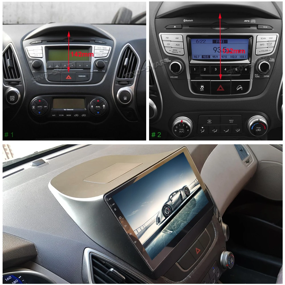 Discount SINOSMART 2.5D IPS/QLED Screen 1G/2G GPS Navigation Player for Hyundai Tucson IX35 2009-2017, 32EQ DSP, 4GRAM Optional 1