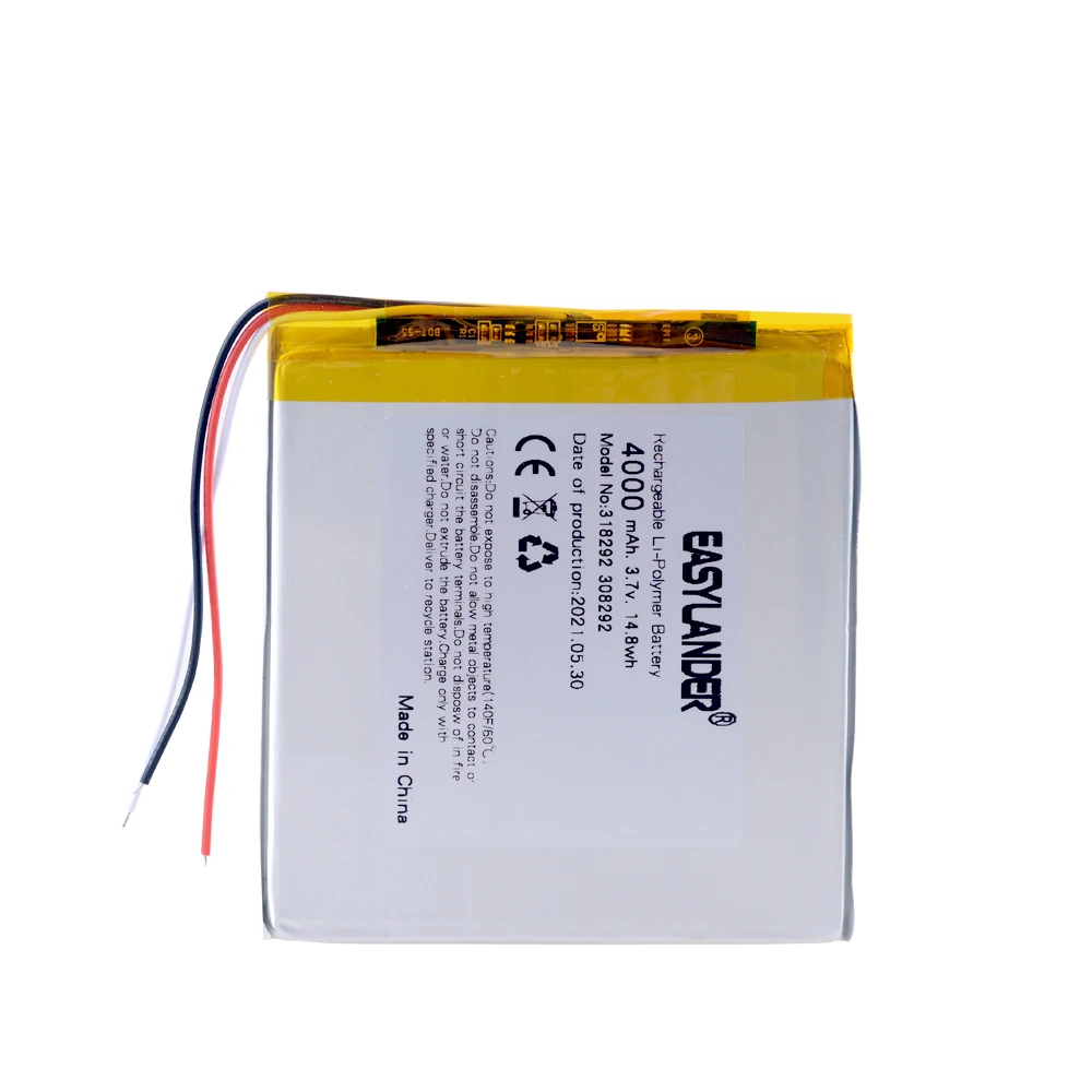 3 Lines 318292 Battery 7" For Prestigio Grace 3118 3g Pmt3118 Tablet