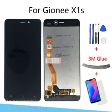 Para gionee x1s display lcd tela de toque assembléia digitador sensor para gionee x1s display lcd