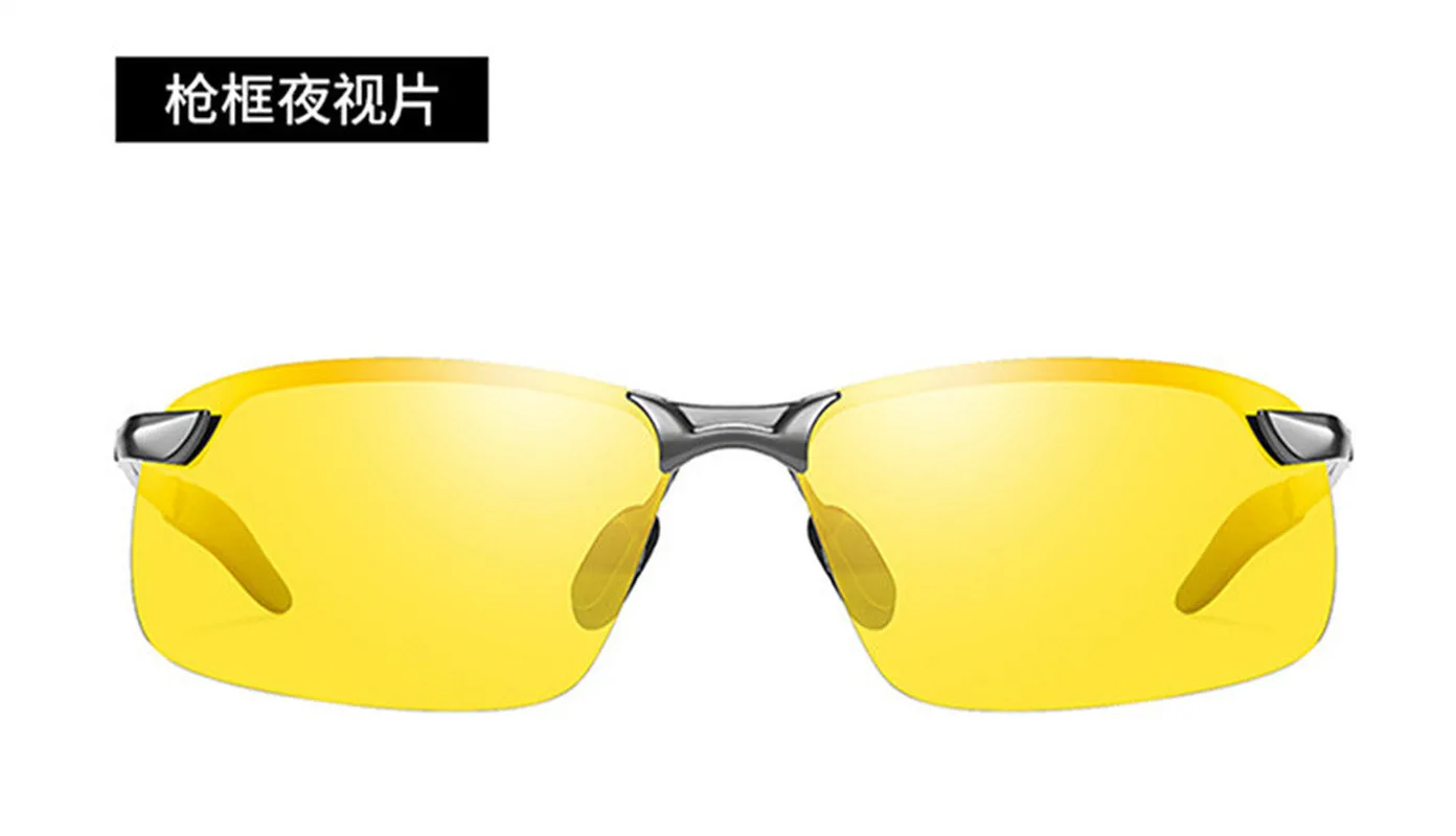 1 пара HD очки ночного видения для вождения поляризованные солнцезащитные очки для вождения для мужчин и женщин авиационные очки ночного видения УФ очки для водителя