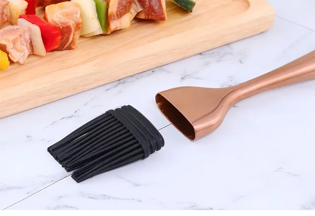 2Pcs Silicone BBQ Pastry Brush Extra Wide Kitchen Brush Practical Oil Brush  Cooking Grilling Baking – the best products in the Joom Geek online store