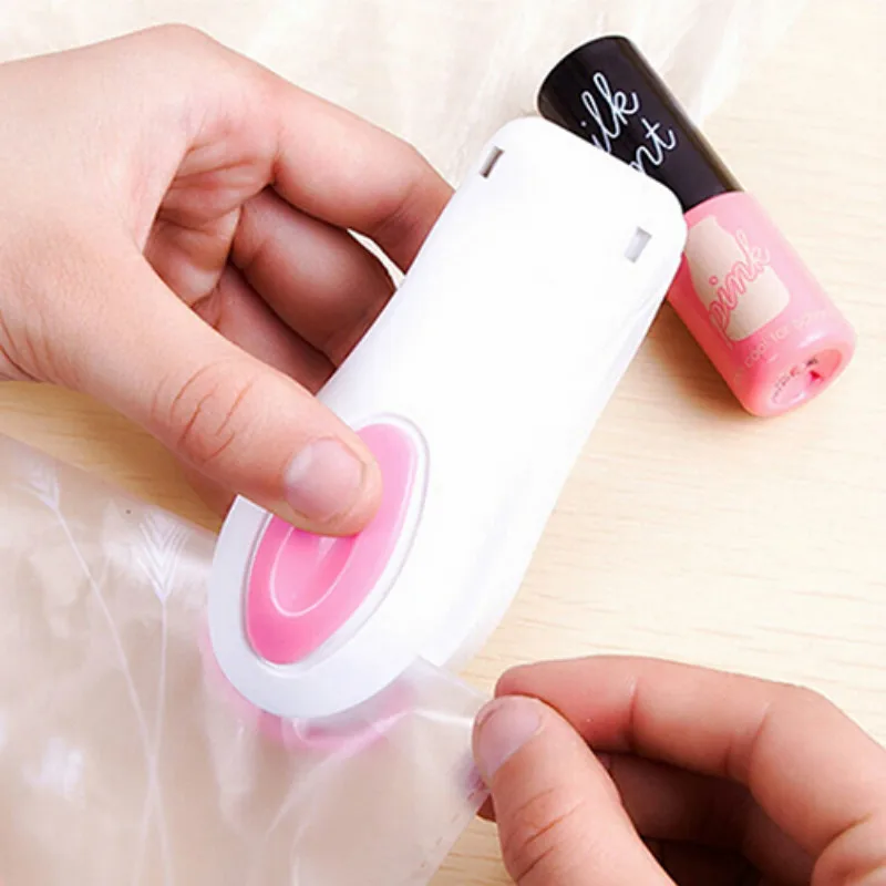 

6 Color bag sealer Portable Mini Sealing Household Machine Heat Sealer Capper Food Saver For Plastic Bags Package Mini Gadgets E