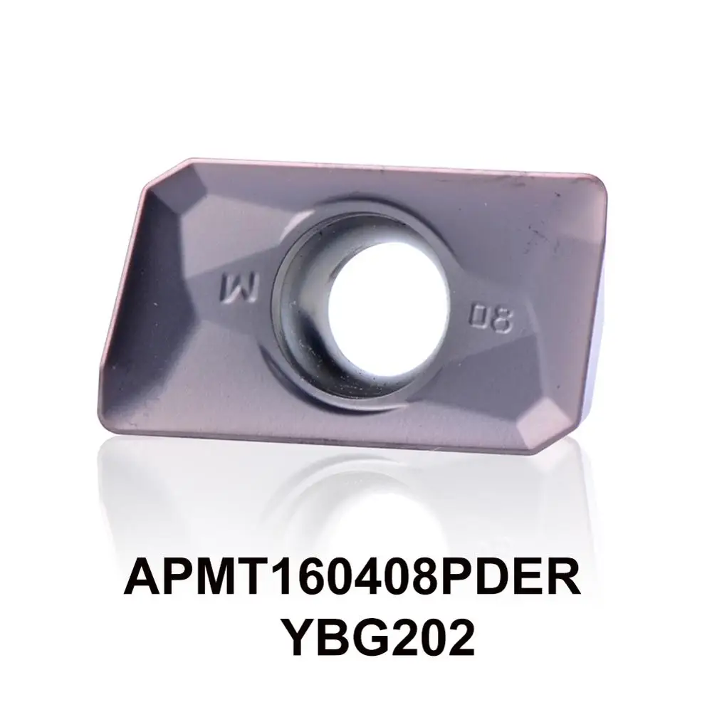 

APMT160408 ZCC APMT160408PDER YBG202 cnc lathe cutting tools carbide milling inserts for milling tool holders head BAP 400R