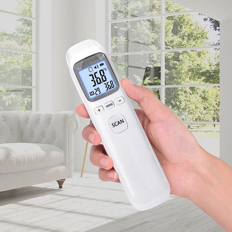 Инфракрасный термометр Бесконтактный для взрослых и детей, термометр для измерения температуры лба