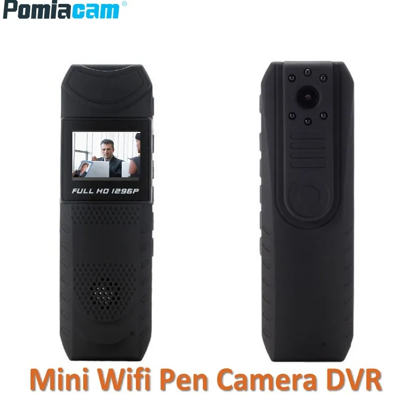 

MINI WIFI Camera DVR Recording pen Camera for HD 1296P LED Infrared Body Pocket Camera of Portable use by night vision BV01