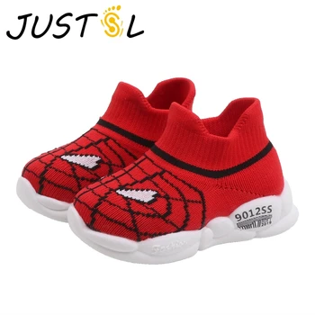 

JUSTSL Soft Bottom Toddler Shoes For 0-1 Year Old Baby Boys Girls Breathable Sports Sock Shoes Infant Kid First Walk Shoes