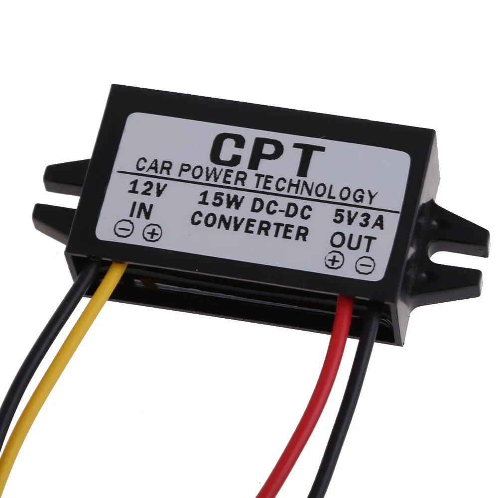 Dc-dc 12v To 5v 3a 15w Module convertisseur - Micro Usb Step Down Power  Output