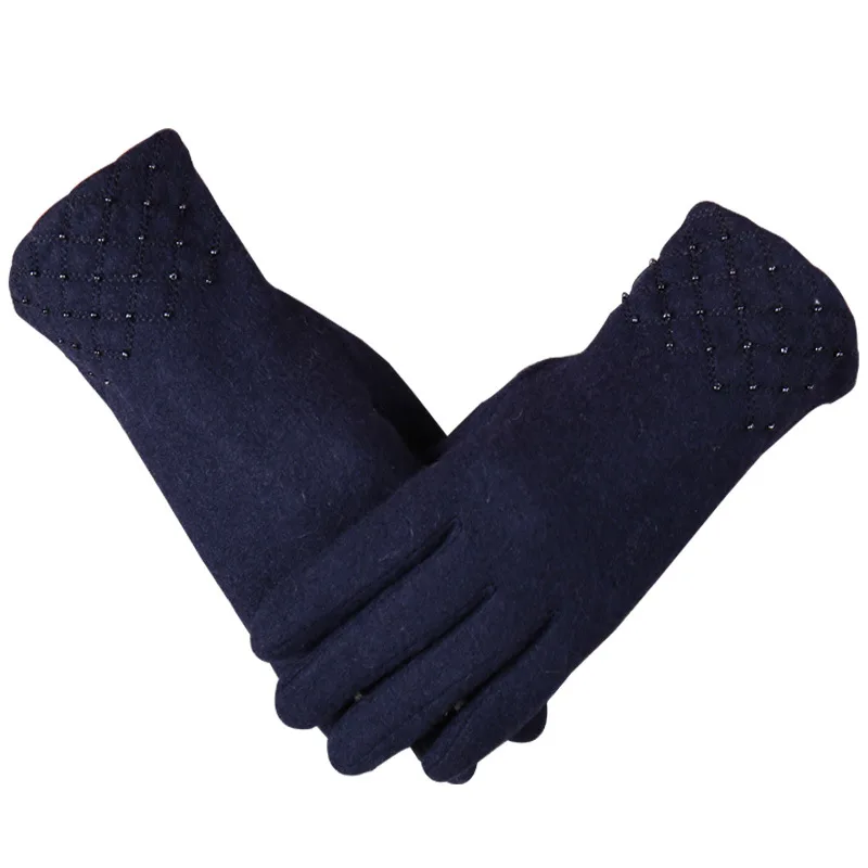 

2020 nouvelles femmes mode hiver cachemire gants haut de gamme laine coupe-vent chaud gants usine directe en gros