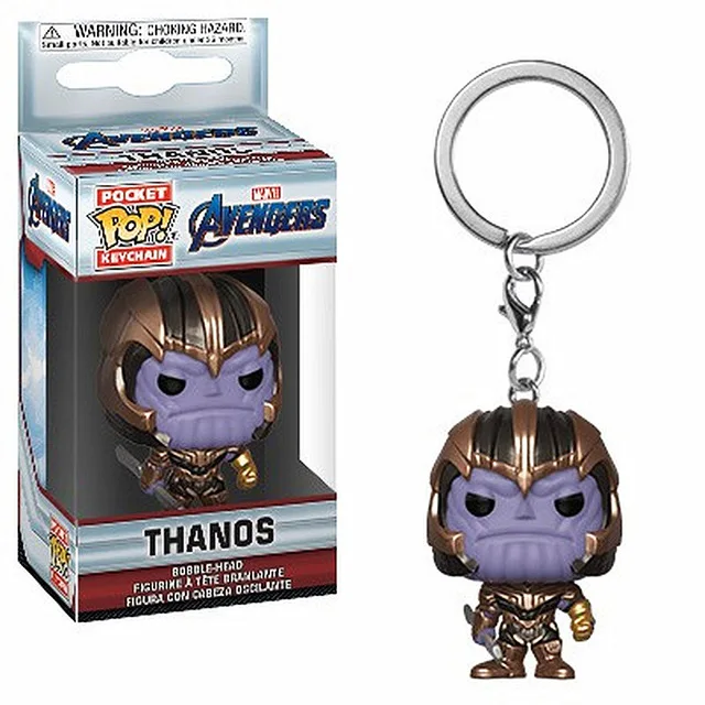FUNKO POP с героями комиксов Марвел, Карманный Брелок для ключей POP официальный Мстители супер героев, движущаяся фигурка, Коллекционная модель елочных игрушек