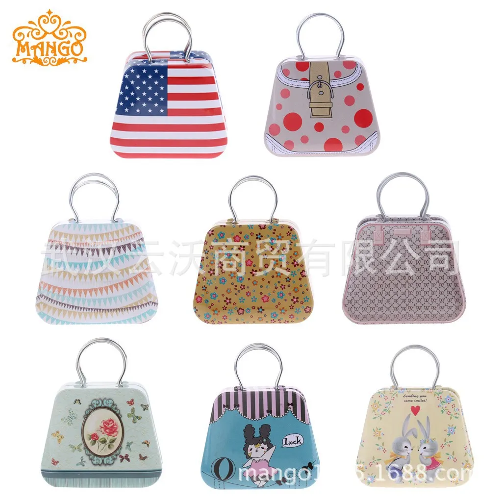 

1: 6 Dollhouse Mini Model Scene Props Accessories Metal Handbag Iron Box Storage Box ~