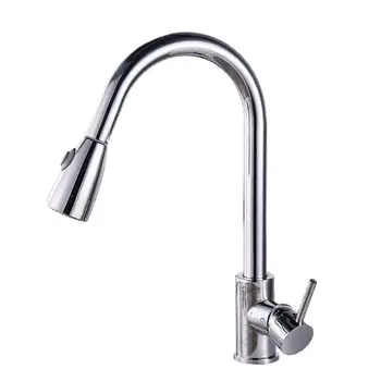 

Kitchen Pull Faucet Bathroom Basin Sink Faucet Hot And Cold Mixing Faucet 425D