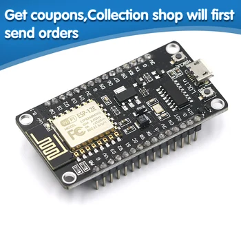 

Wireless Module NodeMcu V3 CH340 Lua WIFI Internet Of Things Development Board ESP8266 With Pcb Antenna And Usb Port For Arduino