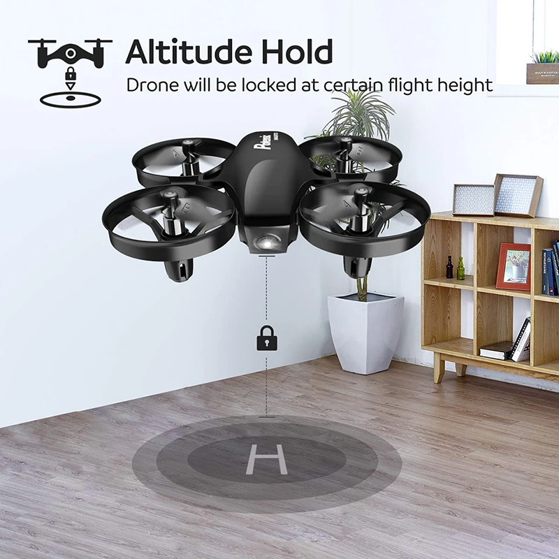 Potensic мини-Дрон RC вертолет гоночный Дрон Безголовый режим с удержанием высоты RC Квадрокоптер радиоуправляемый самолет игрушки