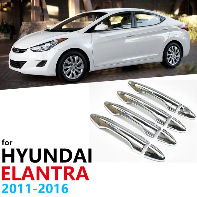 Für hyundai elantra avante i35 elantra md ud mk5 2014-2018 chrom auto  türgriff abdeckung verkleidung aufkleber auto styling zubehör - AliExpress