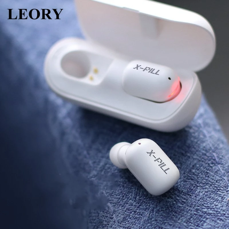 LEORY A2 TWS Wireless bluetooth Earphone Mini Portable Smart Touch Earbuds Auto Pairing IPX5 Waterproof Sports Headset with Mic LEORY A2 TWS Wireless bluetooth Earphone Mini Portable Smart Touch Earbuds Auto Pairing IPX5 Waterproof Sports Headset with Mic