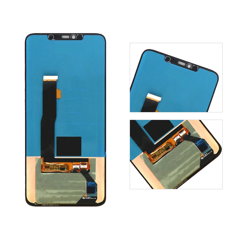 Дисплей для huawei mate 20 pro lcd кодирующий преобразователь сенсорного экрана в сборе с рамкой отпечатков пальцев для экрана huawei mate 20 pro