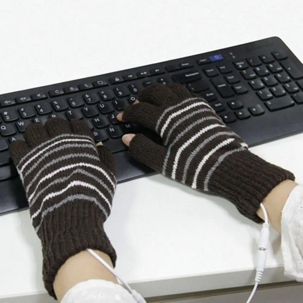 Теплые перчатки с USB подогревом теплое моющееся зимнее уличное Велосипедное перчатки мягкие и удобные перчатки идеальный подарок для зимнего использования