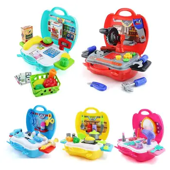

Multiple specifications match family supermarket makeup tools pretend play house multi-species set toys for kids gifts