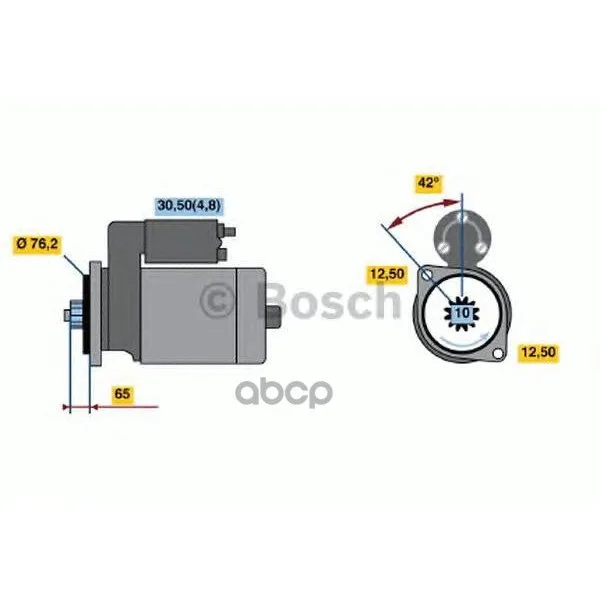 Стартер 12v 2.2kw Bosch арт. 0001125605