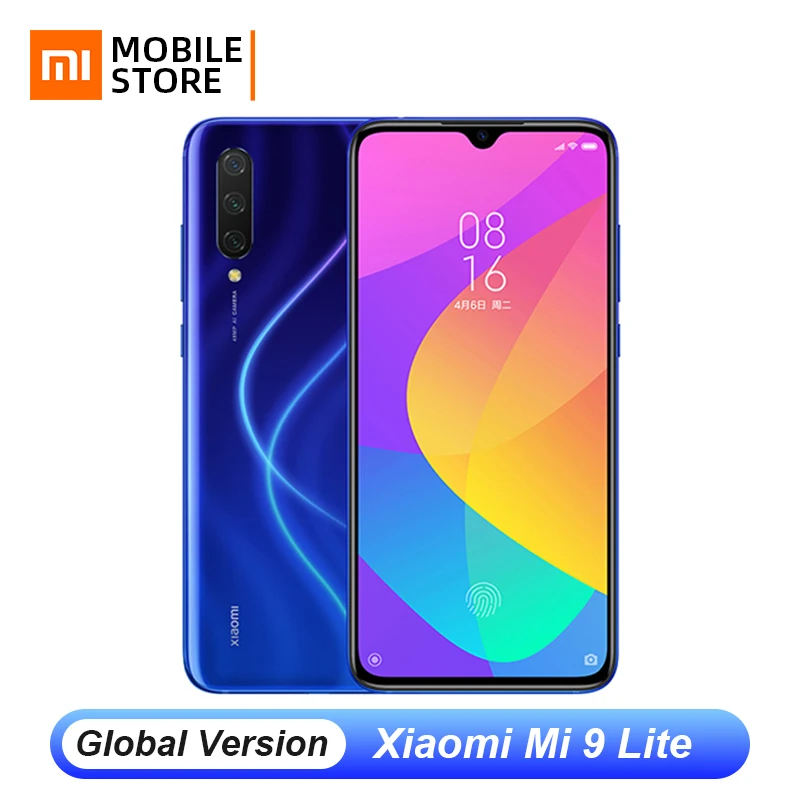 Глобальная версия Xiaomi Mi 9 Lite 6 ГБ 64 мобильный телефон Восьмиядерный процессор